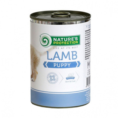 Natures Protection dog puppy lamb 400 g foto