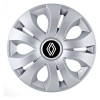 Set 4 Capace Roti Autohelix MSA&reg; potrivite jantelor de 16 inch, Compatibil Cu Renault Nou, model Top Gray
