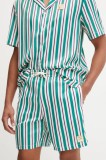 Fila pantaloni scurți Lastro culoarea verde, FAM0925