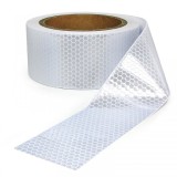 Banda de semnalizare banda de marcare banda de bariera autoadeziva reflectorizanta alba 10m Performance AutoTuning