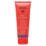 Cumpara ieftin Lapte protectie solara corp si ten SPF50 Bee Sun Safe, 200 ml, Apivita