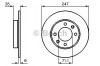 Disc frana CITROEN XSARA PICASSO (N68) (1999 - 2016) BOSCH 0 986 479 B40