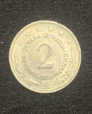 Moneda 2 dinari 1973 Iugoslavia