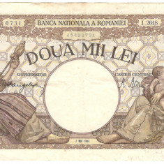 Romania 2000 lei 1944. 05. 02. Fil BNR