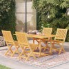 VidaXL Set mobilier de grădină, 5 piese, lemn masiv de tec 3059551