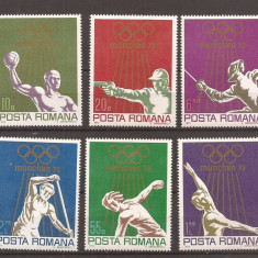 LP 797 Romania -1972- Olimpiada de la Munchen, Nestampilat