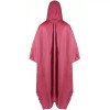 Pelerina impermeabila cu gluga, ideala pentru biciclisti, universala, rosu, Oem