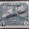 Fiume 1921, Scott#156/Sassone#171, MH, varietate overprint