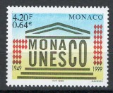 Monaco 1999 2465 MNH - 50 de ani de la admiterea Monaco la UNESCO, Nestampilat