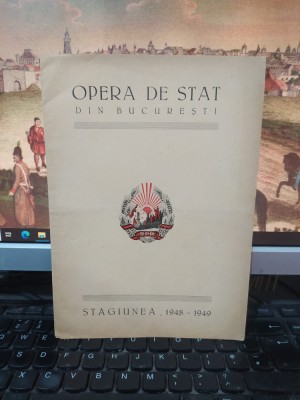 Opera de Stat din București, Program Boema, de Puccini, s&amp;acirc;mbătă 7 mai 1949, 091 foto