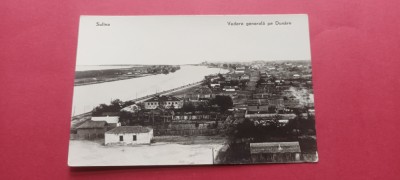 Dobrogea Tulcea Sulina Vedere generala pe Dunare foto