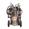 EMT. Aparat de muls bovine Melasty cu cadru galvanizat 2 posturi si 1 bidon inox 25 litri