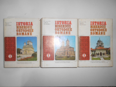 Mircea Pacurariu - Istoria bisericii ortodoxe romane 3 volume (1980-1981) foto