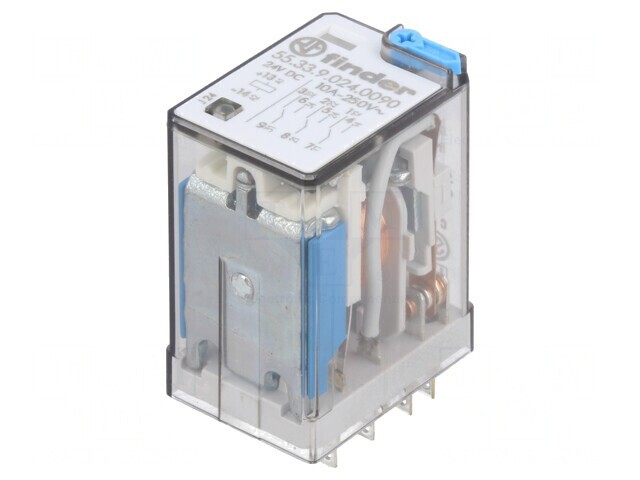 Releu electromagnetic 3PDT 24VDC 20A