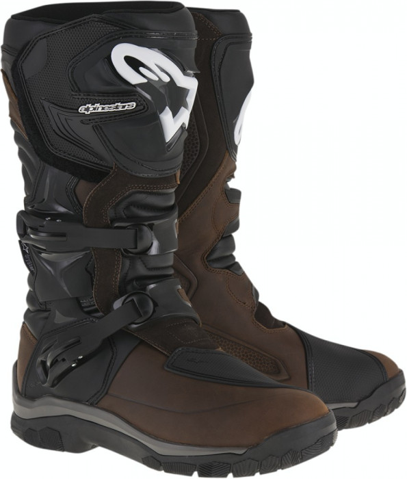 Cizme Alpinestars Corozal Adventure Drystar Oiled Leather culoare Negru/Maro mar Cod Produs: MX_NEW 34101754PE