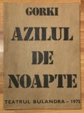 Caiet program Azilul de noapte, Teatrul Bulandra 1975. Regizor Liviu Ciulei