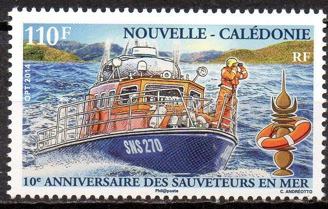 NOUA CALEDONIE 2014, Aniversari, Vapoare, Transport, serie neuzată, MNH