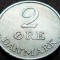 Moneda 2 ORE - DANEMARCA, anul 1971 *cod 1489 E = A.UNC