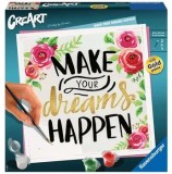 Cumpara ieftin Set Pictura pe numere - Make your dreams happen