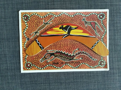 * Bumerang suvenir din Australia, 20cm, placaj foto