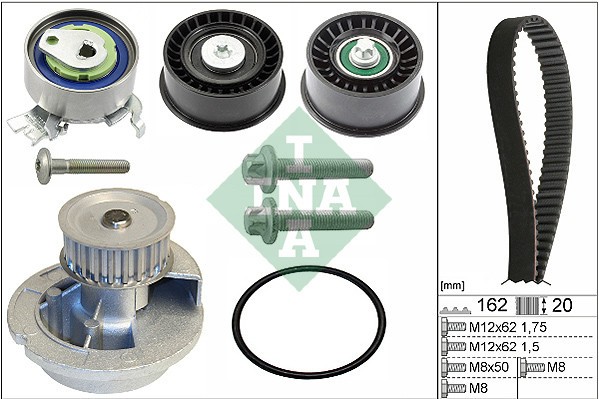 INA 530 0441 31 Set pompa apa + curea dintata