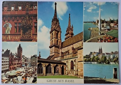 Carte Postala, Basel , Elvetia foto