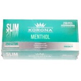 Tuburi tigari Korona slim mentol pentru injectat tutun tuburi cu filtru alb mentolat 250 bucati