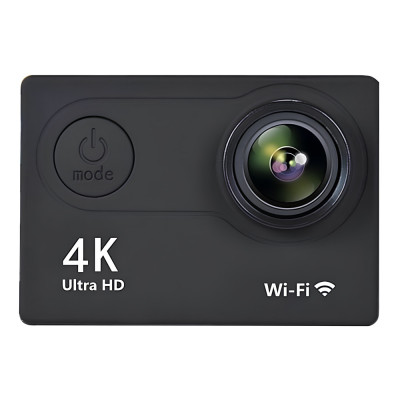 Camera video sport SpectrumPoint&amp;reg;, WIFI 4K Ultra HD, 16MP, 30fps, carcasa waterproof, unghi 170 grade, negru foto