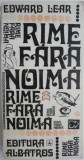 Rime fara noima - Edward Lear, Beletristica, Roman, Coperta Uzata