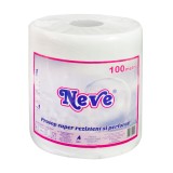 Prosop hartie Neve, alb, 2 straturi, 100 m