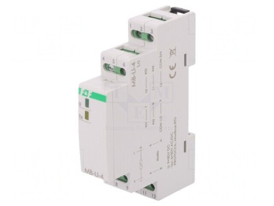Contor electronic impulsuri RS485 Modbus RTU IP20 foto