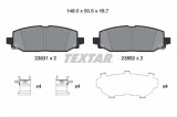 Set placute frana TEXTAR 2383101