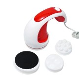 Cumpara ieftin Aparat pentru masaj Relax Tone Red Power cu 2 capete interschimbabile