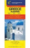 Grecia. Albania. Harta turistica si rutiera
