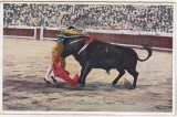 Bnk cp Corrida de toros - Estocada - necirculata, Spania, Printata