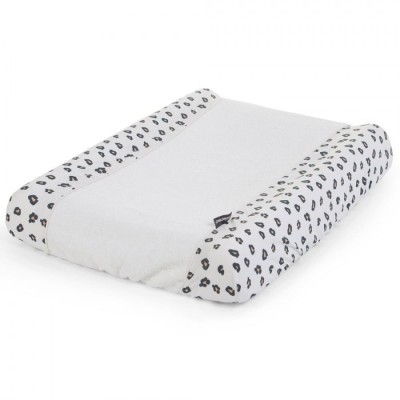 Husa saltea de infasat Childhome Jerse Frotir, Leopard foto