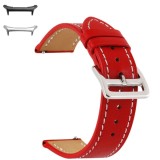 Curea piele, compatibila cu Samsung Galaxy Watch Ultra, Crimson Red