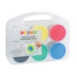 Cumpara ieftin Vopsea pentru materiale textile Primo, 100 gr x 6 culori