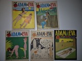 Reviste 5 Adam &amp; Eva din Suedia 1969 erotice - benzi desenate