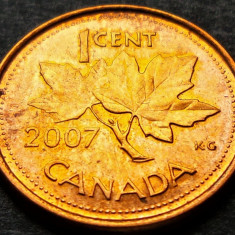 Moneda 1 CENT - CANADA, anul 2007 * cod 2182