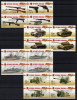 RUSIA 2009 / 2014 - Nave, tancuri, arme / 4 serii complete MNH, Nestampilat