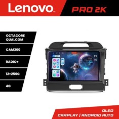 Navigatie Kia Sportage 2010- Lenovo Kit-325 8 core QLED 2K 12+256 360 Android Waze USB Navigatie Internet Youtube Radio CarStore Technology