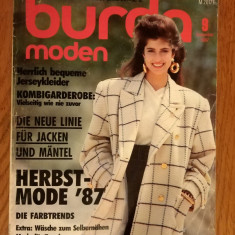 Burda Revista moda cu tipare septembrie 1987