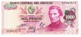 Uruguay 1 000 1000 Pesos 1974 P-52 aUNC Seria 08266017A
