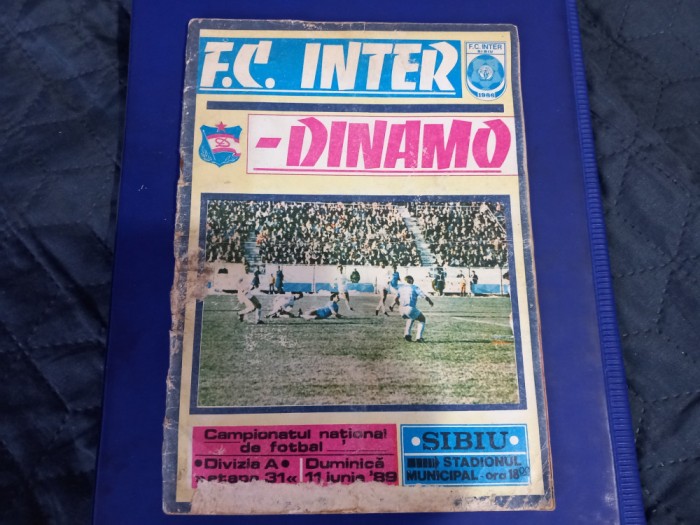 Program Inter Sibiu - Dinamo