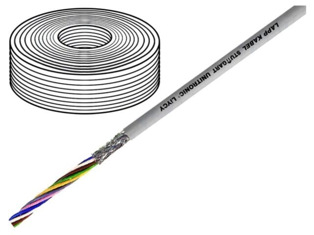 Cablu UNITRONIC&reg; LiYCY 18x1mm2 PVC gri
