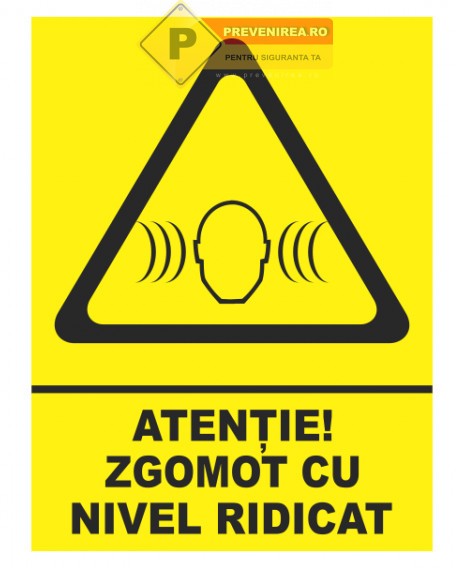 Indicator pentru zgomot ridicat