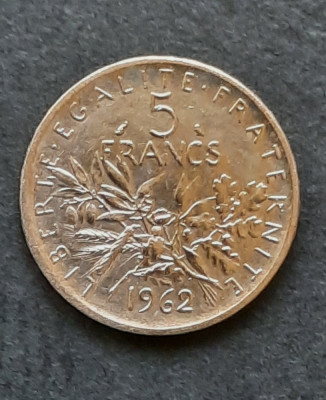 5 Francs 1962, Franta - A 3019 foto