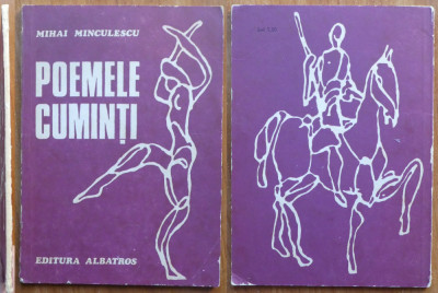 Mihai Minculescu, Poemele cuminti, 1985, ed. 1 cu autograf catre Darie Novaceanu foto