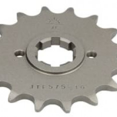 Pinion față oțel, tip lanț: 520, număr dinți: 16, compatibil: YAMAHA FZR, SRX, TT, XT 250-600 1982-2001